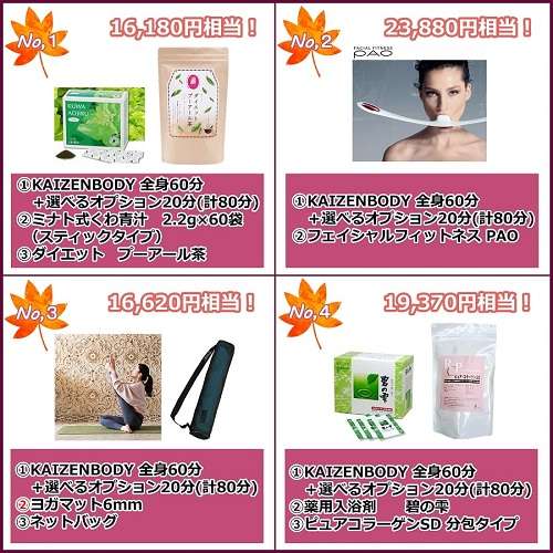 KAIZENBODYオータムキャンペーン2021②