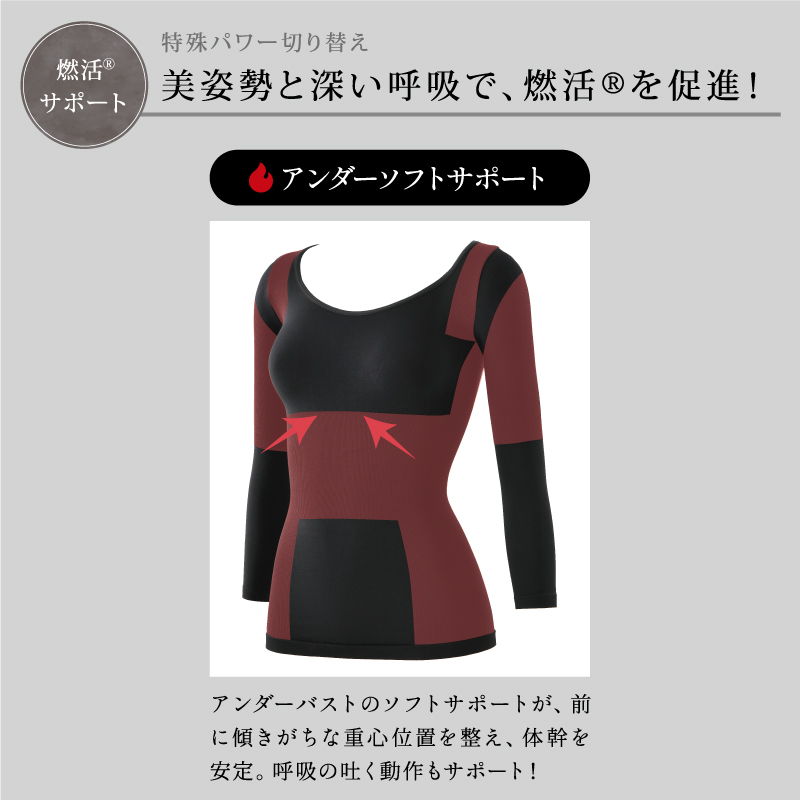 Be-fit 燃活サポート 美姿勢インナー