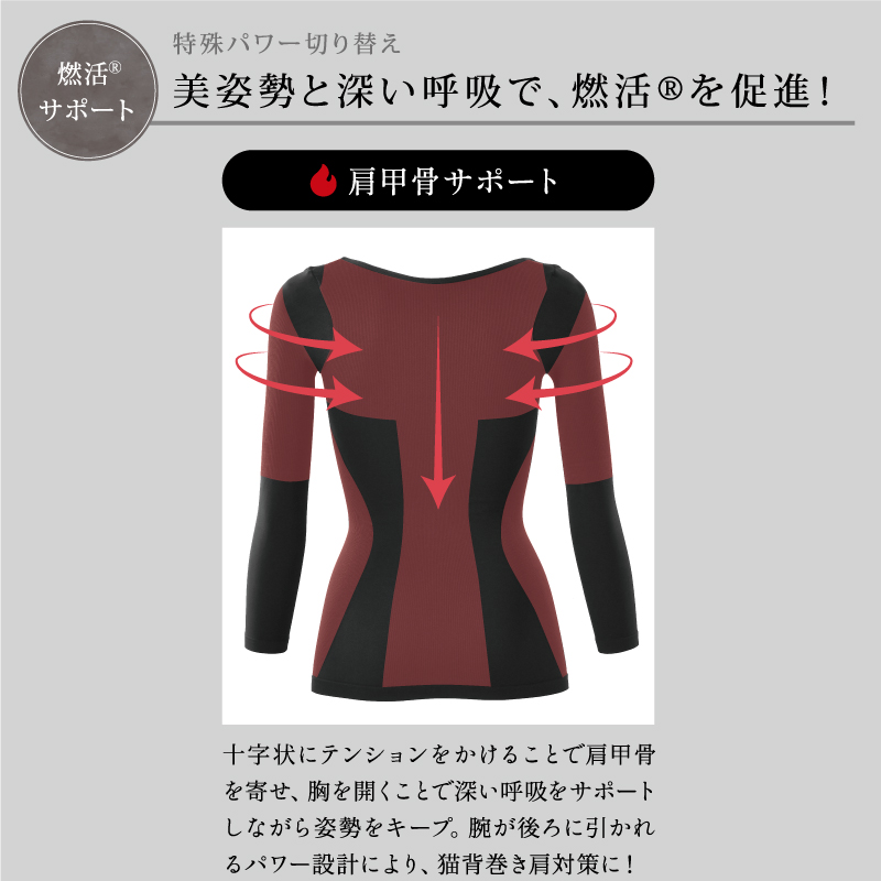 Be-fit 燃活サポート 美姿勢インナー