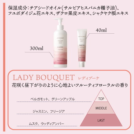 noiro センティッド クリーム ＬＢ　レディブーケ ４０ｍｌ