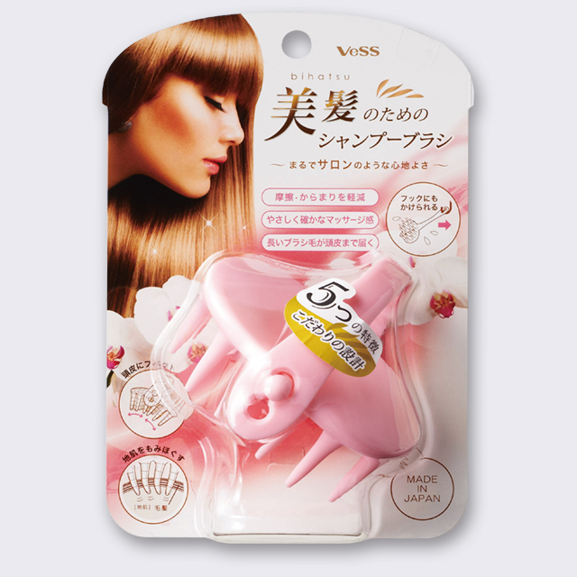 美髪のためのシャンプーブラシ