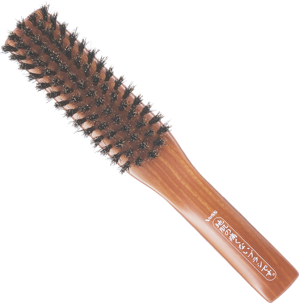 ブラッシング用 天然毛100％ブラシ[5行]