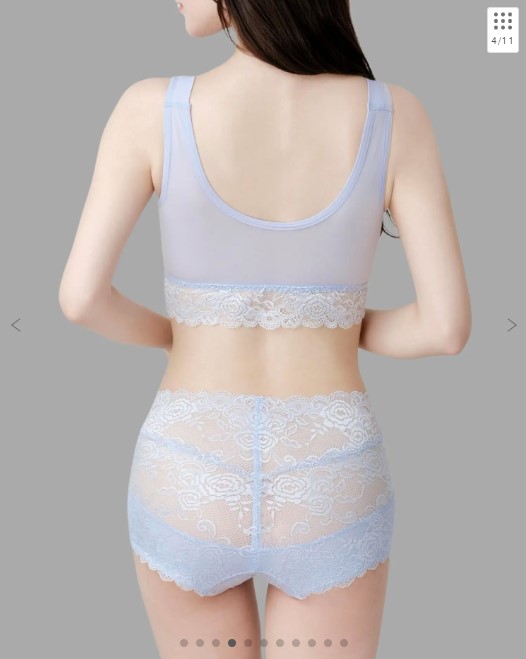 ふんわりルームブラ (カラー：ミスティブルー)