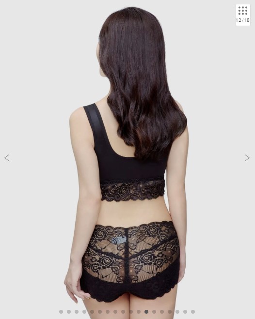 ふんわりルームブラ (カラー：ブラック)