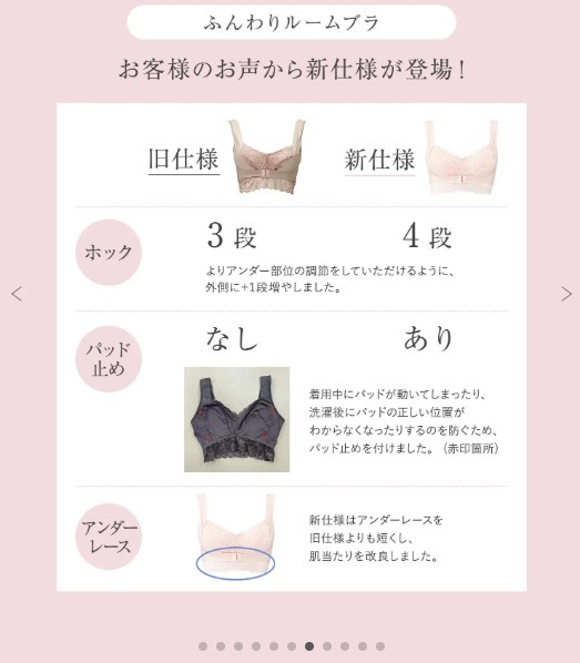 ふんわりルームブラ (カラー:シフォンピンク)