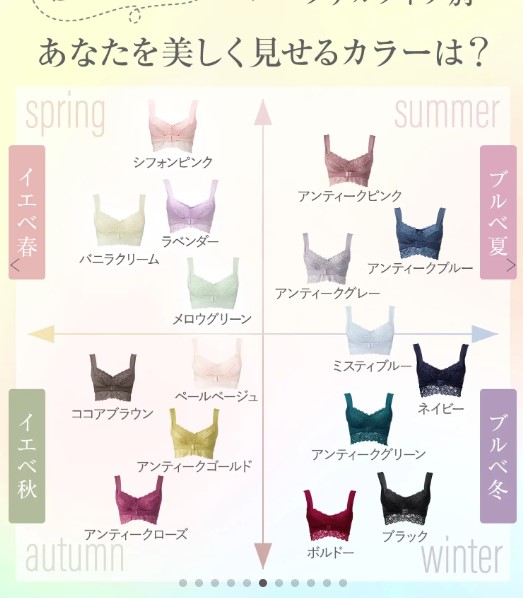 ふんわりルームブラ (カラー：アンティークブルー)