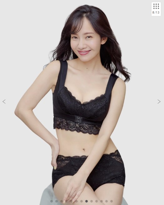 キュッとふんわりショーツ【はくだけ桃尻／着圧ショーツ】カラー：ブラック