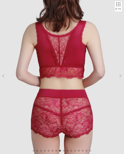 凛とルームブラ【No.1補正力 / 脇・背中の脂肪をあなたのバストに】カラー：ベリーレッド