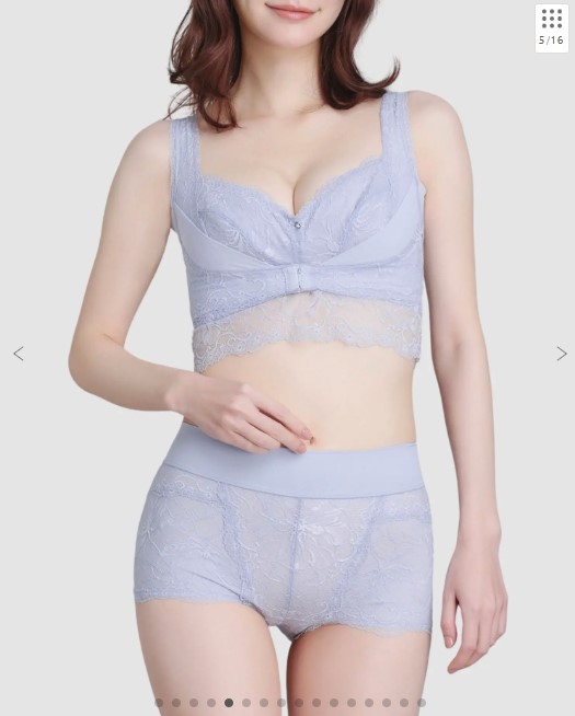 凛とルームブラ【No.1補正力 / 脇・背中の脂肪をあなたのバストに】カラー：スモーキーブルー