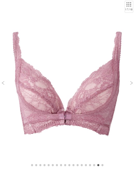 Angellir 360°デイリーブラ（ Color：スモーキーピンク）