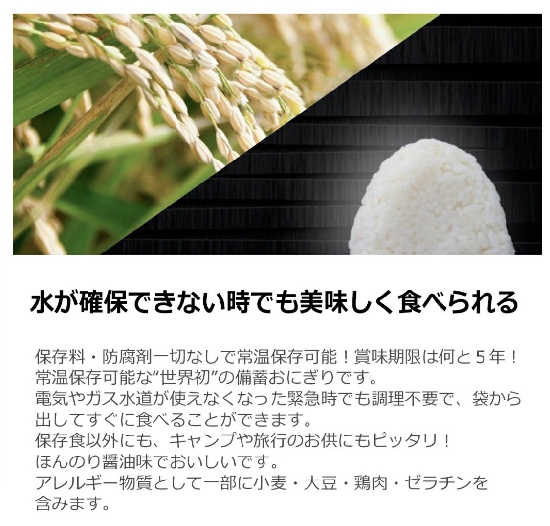 備蓄おにぎり 3個セット